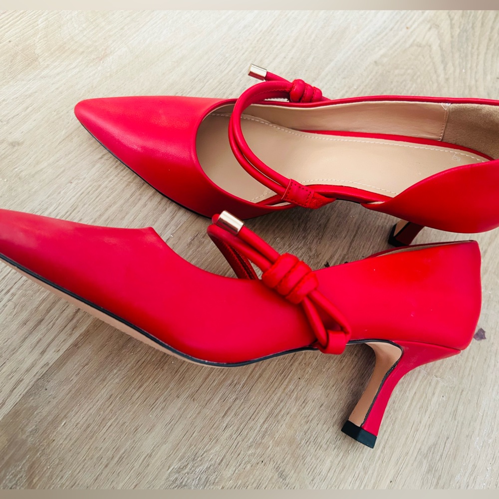 Elegant Red Women's Heels